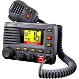 Uniden UM-625CBK GPS Intuitive Fixed Mount VHF, Dual Zone Loud Hailer Marine Radio - Black