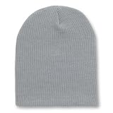 Solid Beanie - Grey