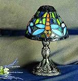 Meyda Tiffany 5 High Tiffany Dragonfly Micro Mini Lamp 21230