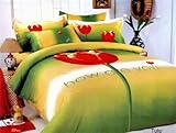 LE06Q - Tulip - Queen size 6pcs Duvet Cover Set by Le Vele