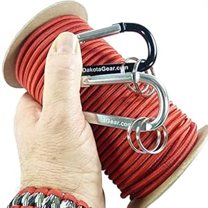 Shock Cord - RED 1/4