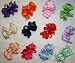 Apparel : Hair Bows ~ GrosGrain & Rose Bud Loop Bow ~ 13 Assorted Colors ~ Great Stocking Stuffer!