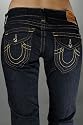 True Religion Becky Stretch Jeans in Body Rinse