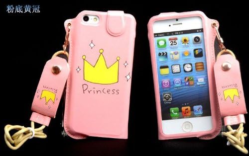 Thinkcase Carryberry 5 5S 5C Pattern Flower Leather phone case neck hanging wear strap rope cover for iphone 5C 5S DF19#