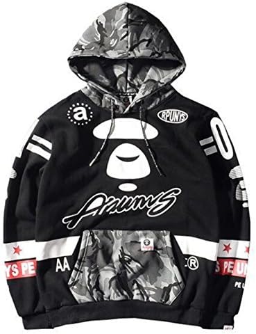 Autumn KD turtleneck hoodie coat with cashmere casual young men hip hop hoodies (Gray, XL)