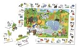 Gibsons My World Jungle Safari ABC Jigsaw Puzzle