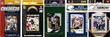 NFL San Diego Chargers Five Different Licensed Trading Card Team Sets