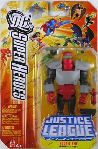  JUSTICE LEAGUE UNLIMITED " ROCKET RED " MOC