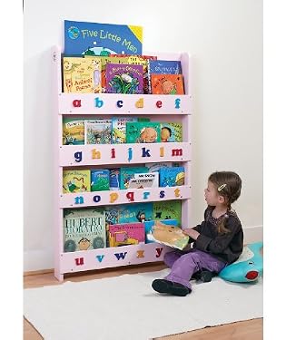 Tidy Books Alphabet Bookcase - Pink