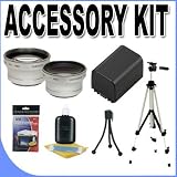 Cheap BN-VF823U Lithium Ion Replacement Battery BigVALUEInc Accessory Saver Tripod Lens Bundle f/ JVC GZHM300 GZHM320 GZHM550 GZHD620 Camcorders