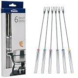 Trudeau Stainless Steel Fondue Forks, Set of 6