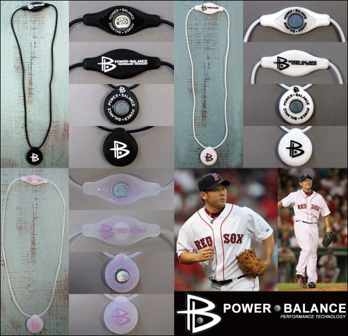 POWER BALANCE パワーバランス シリコン ネックレス クリアー/フィーシャ