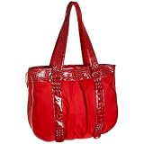 Red Handbag, Prezzo Microfiber Shoulder Bag