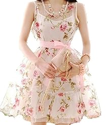 Short General Print Summer Sleeveless  Dress