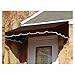 6.38 ft. Wide Dallas Retro Window/Entry Awning (24 in. H x 36 in. D) Grey/White