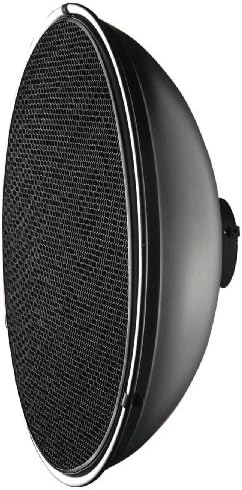 White Beauty Dish 41cm w 16" 20° 4mm Honeycomb Grid & Diffuser Sock for Broncolor Pulso Flash