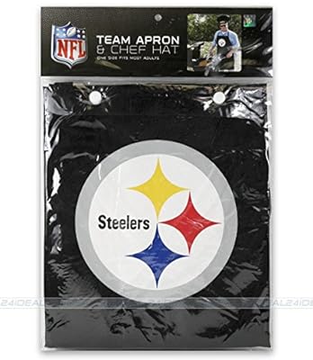 Pittsburgh Steelers Cooking Apron & Chef Hat, Nfl Barbecue Tailgating Gear