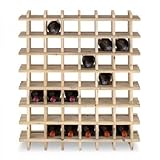 42-Bottle Cubby Wine Rack (Stained) (34