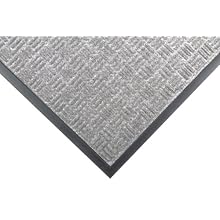 Notrax 167 Portrait Entrance Mat, for Lobbies and Indoor Entranceways, 3' Width x 5' Length x 1/4" Thickness, Gray