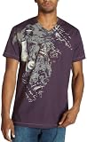 Marc Ecko Cut & Sew Men's Ethereal Vibes Tee,Fig,Medium