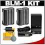 (2) CTA BLM-1 Rechargeable Li-ion Batteries + Mini Battery Charger + Cleaning Kit for Olympus E-30, E-3, E-1, EVOLT E-300, E-330, E-500, E-510 & E-520 Digital SLR Cameras