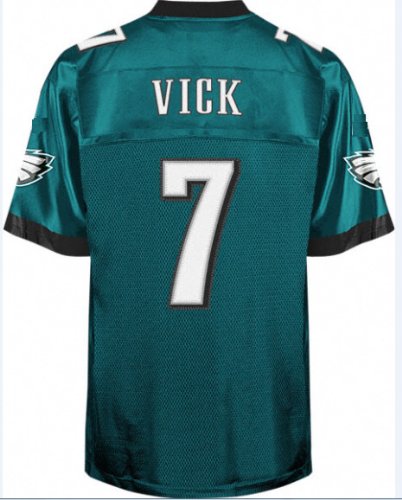 Philadelphia Eagles #7 Vick Green Jerseys Authentic Football Jersey Size 48-56 (Please Select the Size When You Order, Can Do Drop Shipping)