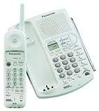 Panasonic KXTC1741 900 MHz Cordless Phone with Caller ID, Answering Device, & Speakerphone (White)
