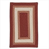 IMAGE OF Rhodes Wildfire Braided Rug Size: Runner 2' x 12'