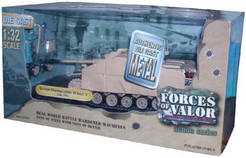 Forces of Valor: German Sturmgeschutz III Aust. G Tank 1:32 Scale Die-Cast Vehicle by Unimax Toys