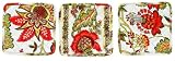 April Cornell Fantasia Ecru Pot Holders Set of 3