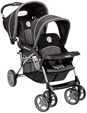 Kolcraft Drake Plaid Express Rider Universal Tandem Stroller