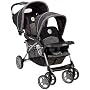 Kolcraft Drake Plaid Express Rider Universal Tandem Stroller