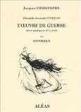 Revue Aleas  / L'Oeuvre de guerre (Oeuvre graphique de 1914 à 1920), tome 2 : Historique