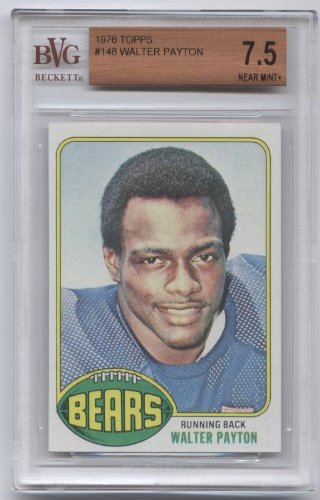 1976 Topps #148 Walter Payton - Chicago Bears (RC - Rookie Card - Football Cards) BVG 7.5 - Above Grade!