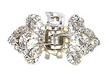 Hair Clip - Butterfly Wings - Clear Crystal (30)