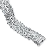18 Kt Stunning White Gold Diamond Bracelet (5.02 KT)