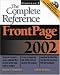 FrontPage 2002: The Complete Reference