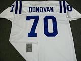 Art Donovan Baltimore Colts White Jersey XL - NFL Throwback Adult Jerseys