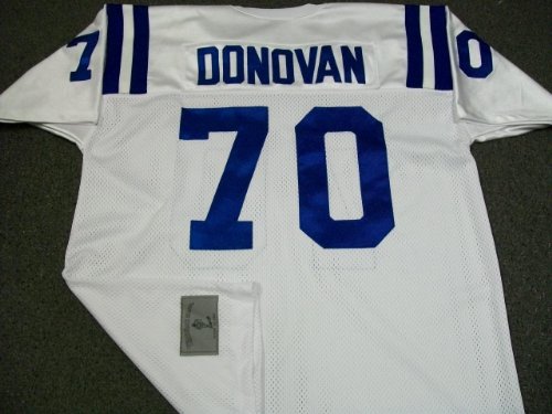 Art Donovan Baltimore Colts White Jersey XL - NFL Throwback Adult Jerseys