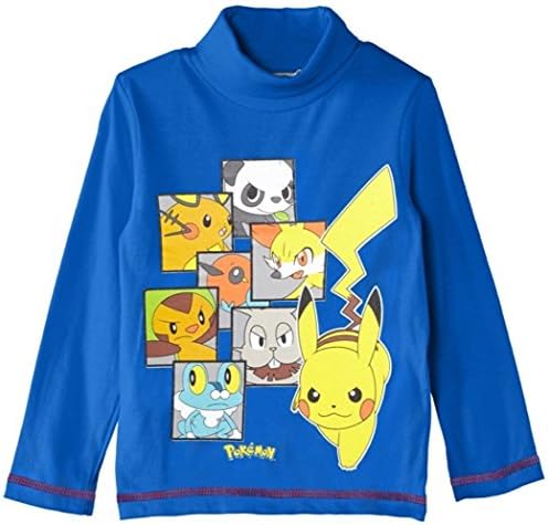 Nintendo Boys Pokemon NH1351 Long Sleeve Top (4 Years, Skydiver Blue)