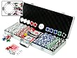 New Premium 500 Real Clay 11.5 gram Texas Holdem Casino Poker Chips Set w/6 Dealer Buttons, Case & Cards