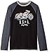 The Children's Place Boys' Big Long Sleeve Fashion Graphic Top, Black, Medium/7/8