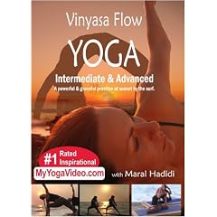 Vinyasa Flow Yoga, Grace, Power, Surf, and Sunset, Intermediate & Advanced, a ***Practice DVD***