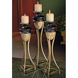 Amphora Candlestick Trio