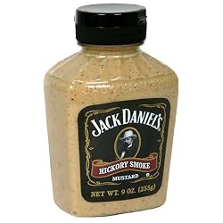Jack Daniels Hickory Smoked Mustard, 9-Ounce Bottles (Pack of 6)