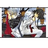 Home Decor Japanese Anime Vampire Knight Kaname Kuran Zero Kiryu Fiber Fabyic Wall Scroll 001 (DIY Supported)