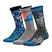 Nike Big Boys' Performance Square/Dots Crew Socks 3 Pack