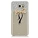 Note 5 Case, Galaxy Note 5 Case - Mavis's Diary 3D Handmade Bling Crystal Special Golden Bow with Black Ribbon Shiny Diamonds Gems Clear Cover Hard PC Case for Samsung Galaxy Note 5 & Clean Cloth