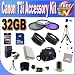 Canon T3I Accessory Saver Kit (58mm Wide Angle Lens + 58mm 2X Telephoto Lens + 58mm 3 Piece Filter Kit + 32GB SDHC Memory + Extended Life Battery + Ac/Dc Charger + USB Card Reader + Deluxe Camera Case w/Strap + Full Size Tripod + Microfiber Cleaning Cloth + LCD Screen Protectors + Mini Tripod + Accessory Saver Bundle!)