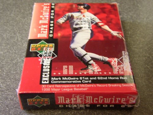 Buy Mark Mcgwire Chase for 62 Home Run Card Gift Set by upper deck